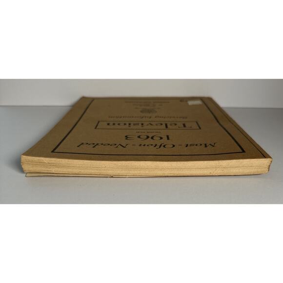 1963 Television Most Often Needed Radio Diagrams & Servicing Information - Picture 6 of 9